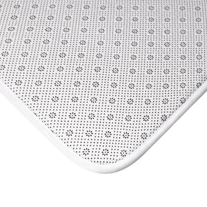 Flower Bed Haze Bath Mat