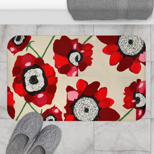 Ploochy's Poppies Bath Mat