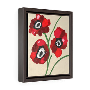 Open image in slideshow, Ploochies Poppies Framed Gallery Wrap Canvas
