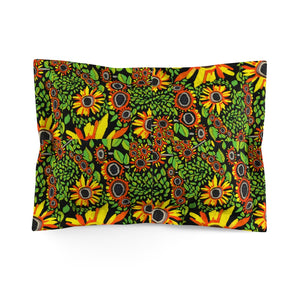 Open image in slideshow, Sunflowers After Dark Micro Fiber Pillow Sham
